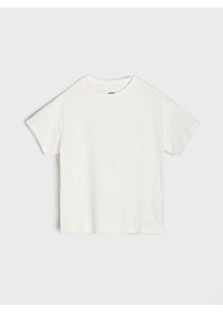 Sinsay - Koszulka - kremowy - id: 435EH-01X - marki Sinsay - 179663018 Sinsay - Koszulka - kremowy ze sklepu Sinsay w kategorii T-shirty chłopięce - zdjęcie 179663018