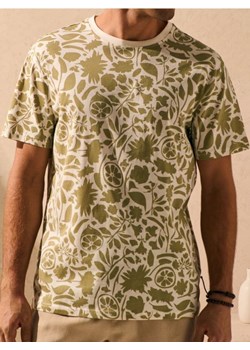 Sinsay - Koszulka z nadrukiem - kremowy - id: 7330F-01X - marki Sinsay - 179663166 Sinsay - Koszulka z nadrukiem - kremowy ze sklepu Sinsay w kategorii T-shirty męskie - zdjęcie 179663166