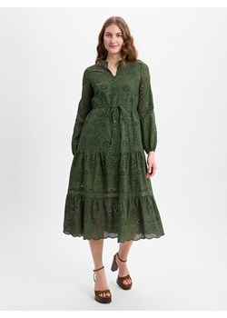 Ambiance Letnia sukienka damska Kobiety Bawełna jodłowy jednolity ze sklepu vangraaf w kategorii Sukienki - zdjęcie 179663846