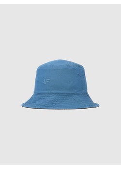 Męski kapelusz bucket hat dwustronny 4F 4FWSS25AHATM017 - czarny ze sklepu Sportstylestory.com w kategorii Kapelusze męskie - zdjęcie 179664476