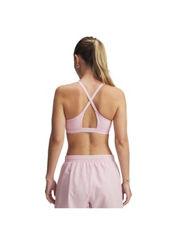 Biustonosz treningowy Under Armour UA Crossback Low Bra - różowy ze sklepu Sportstylestory.com w kategorii Biustonosze - zdjęcie 179664568
