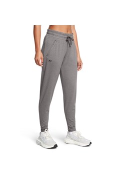 Damskie spodnie treningowe Under Armour Tech Pant - szare ze sklepu Sportstylestory.com w kategorii Spodnie damskie - zdjęcie 179664585
