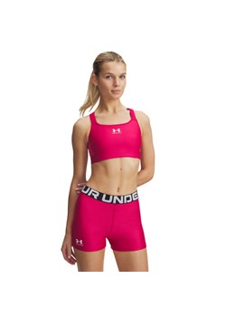 Biustonosz treningowy Under Armour UA HeatGear High - różowy ze sklepu Sportstylestory.com w kategorii Biustonosze - zdjęcie 179664605