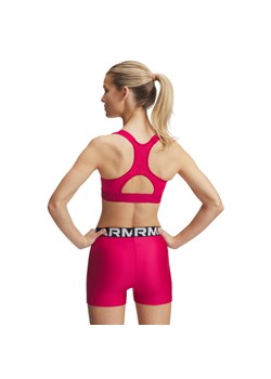 Biustonosz treningowy Under Armour UA HeatGear High - różowy ze sklepu Sportstylestory.com w kategorii Biustonosze - zdjęcie 179664606