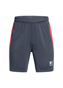 Chłopięce spodenki treningowe Under Armour UA B\'s Ch. Knit Short - szare ze sklepu Sportstylestory.com w kategorii Spodenki chłopięce - zdjęcie 179664619