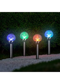 Garden Hero Wtyczka ogrodowa LED w kolorze srebrnym - wys. 34 x Ø 8 cm ze sklepu Limango Polska w kategorii Oświetlenie ogrodowe - zdjęcie 179665807