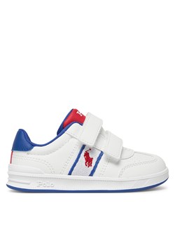 Sneakersy Polo Ralph Lauren Heritage Court III RL02068100 Biały ze sklepu eobuwie.pl w kategorii Buty sportowe dziecięce - zdjęcie 179673305
