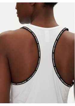 Under Armour Top Tech Knockout 1389851 Biały Regular Fit ze sklepu MODIVO w kategorii Bluzki damskie - zdjęcie 179673719