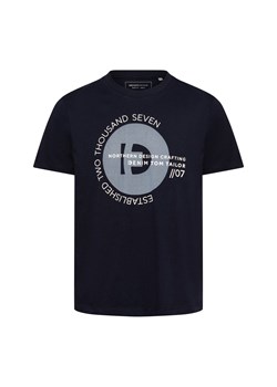 Tom Tailor Denim Koszulka męska Mężczyźni Bawełna granatowy nadruk ze sklepu vangraaf w kategorii Bluzki damskie - zdjęcie 179674847