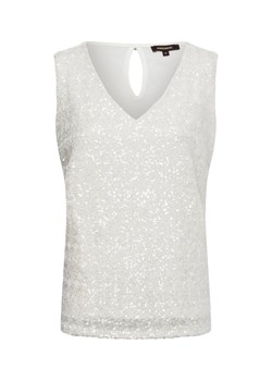 More & More Damski top z cekinami Kobiety Bawełna écru jednolity ze sklepu vangraaf w kategorii Bluzki damskie - zdjęcie 179674867