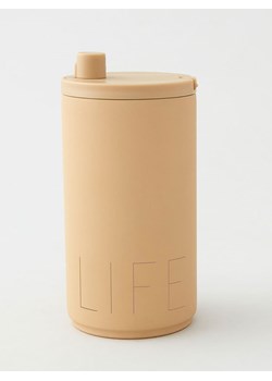 Design Letters Kubek termiczny &quot;Life&quot; w kolorze beżowym - 350 ml ze sklepu Limango Polska w kategorii Kubki termiczne - zdjęcie 179681869