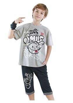 Denokids 2-częściowy zestaw w kolorze szaro-czarnym ze sklepu Limango Polska w kategorii T-shirty chłopięce - zdjęcie 179682248