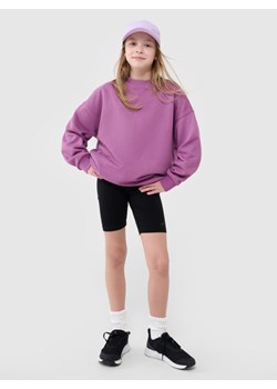 Dziewczęce kolarki treningowe 4F 4FFJWSS25TSTIF014 - czarne ze sklepu Sportstylestory.com w kategorii Spodenki dziewczęce - zdjęcie 179684859