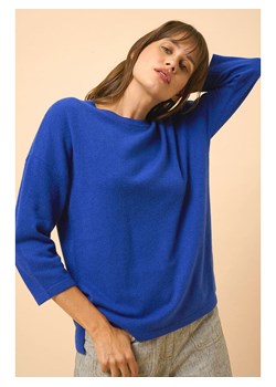 Just Cashmere Kaszmirowy sweter &quot;Clatt&quot; w kolorze niebieskim ze sklepu Limango Polska w kategorii Swetry damskie - zdjęcie 179692638