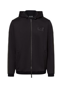 EA7 Emporio Armani Bluza męska Mężczyźni Sztuczne włókno czarny jednolity ze sklepu vangraaf w kategorii Bluzy męskie - zdjęcie 179695416