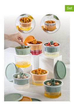 Violeta Home Pojemniki (6 szt.) w kolorze pomarańczowo-zielono-błękitnym - 650 ml ze sklepu Limango Polska w kategorii Pojemniki kuchenne - zdjęcie 179700168