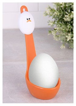 Violeta Home Uchwyt w kolorze pomarańczowym na jajko - wys. 16 cm ze sklepu Limango Polska w kategorii Pojemniki kuchenne - zdjęcie 179700309