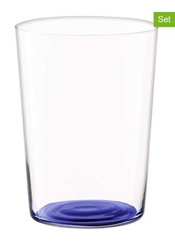 L.S.A. Szklanki (4 szt.) &quot;Coro&quot; w kolorze niebiesko-turkusowym - 560 ml ze sklepu Limango Polska w kategorii Szklanki - zdjęcie 179700887