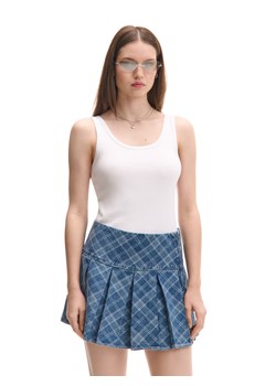 Cropp - Biały tank top - biały ze sklepu Cropp w kategorii Bluzki damskie - zdjęcie 179701485