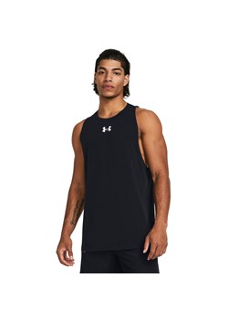 Męski top do koszykówki Under Armour UA Zone Tank  - czarny ze sklepu Sportstylestory.com w kategorii T-shirty męskie - zdjęcie 179708835