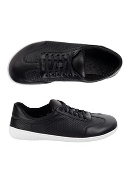 Buty męskie barefoot minimalistyczne skórzane 0742WK czarny tłoczony ze sklepu butyolivier w kategorii Półbuty męskie - zdjęcie 179715426