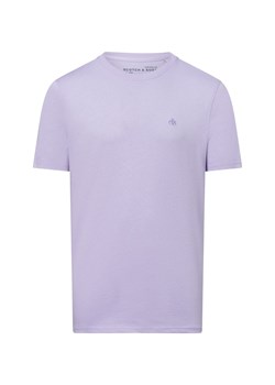 Scotch & Soda Koszulka męska Mężczyźni Bawełna bzowy jednolity ze sklepu vangraaf w kategorii T-shirty męskie - zdjęcie 179721197