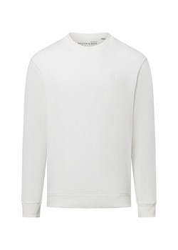 Scotch & Soda Bluza męska Mężczyźni Bawełna écru jednolity ze sklepu vangraaf w kategorii Bluzy męskie - zdjęcie 179721199