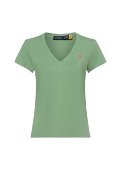 Polo Ralph Lauren Koszulka damska Kobiety Bawełna zielony jednolity ze sklepu vangraaf w kategorii Bluzki damskie - zdjęcie 179721219