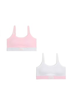Cropp - 2 pack staników sportowych - różowy ze sklepu Cropp w kategorii Staniki dla dziewczynki - zdjęcie 179721789