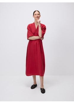 Reserved - Sukienka typu kimono - intenstywna czerwień ze sklepu Reserved w kategorii Sukienki - zdjęcie 179722436