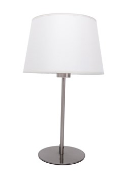 näve Lampa stołowa &quot;Bologna&quot; w kolorze srebrno-białym - wys. 45 cm ze sklepu Limango Polska w kategorii Lampy stołowe - zdjęcie 179727695