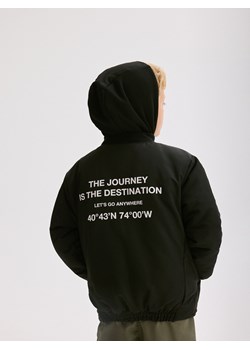 Reserved - Kurtka bomber - czarny ze sklepu Reserved w kategorii Kurtki chłopięce - zdjęcie 179729056