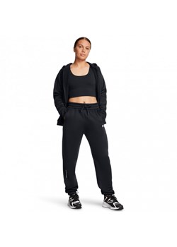 Damskie spodnie treningowe Under Armour UA Armour Fleece Pro Gym Pt - czarne ze sklepu Sportstylestory.com w kategorii Spodnie damskie - zdjęcie 179732698
