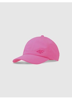 Dziecięca czapka z daszkiem 4F 4FJWSS25ACABU386 - różowa ze sklepu Sportstylestory.com w kategorii Czapki dziecięce - zdjęcie 179733646