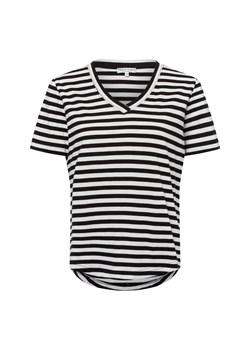 Marie Lund T-shirt damski Kobiety Bawełna czarny w paski ze sklepu vangraaf w kategorii Bluzki damskie - zdjęcie 179733969