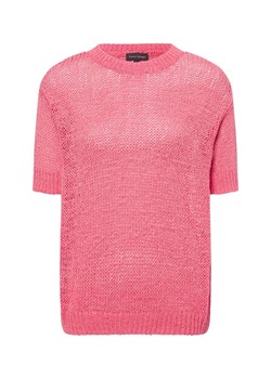 Franco Callegari Sweter damski z dzianiny Kobiety koralowy wypukły wzór tkaniny ze sklepu vangraaf w kategorii Swetry damskie - zdjęcie 179733976