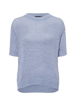 Franco Callegari Sweter damski z dzianiny Kobiety jasnoniebieski wypukły wzór tkaniny ze sklepu vangraaf w kategorii Swetry damskie - zdjęcie 179733977