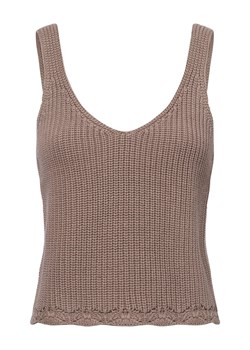 Marie Lund Damski top na szydełku Kobiety Bawełna kitt wypukły wzór tkaniny ze sklepu vangraaf w kategorii Bluzki damskie - zdjęcie 179733988