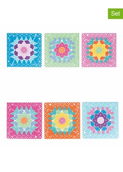 Villa d´Este Podkładki (6 szt.) &quot;Crochet Square&quot; ze wzorem - 20 x 20 cm ze sklepu Limango Polska w kategorii Akcesoria kuchenne - zdjęcie 179734556