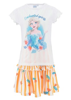 Disney Frozen 2-częściowy zestaw &quot;Kraina Lodu&quot; w kolorze pomarańczowo-białym ze wzorem ze sklepu Limango Polska w kategorii Komplety dziewczęce - zdjęcie 179734798