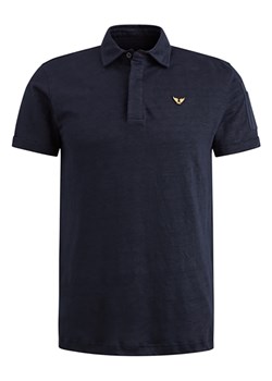 PME Legend Lniana koszulka polo w kolorze granatowym ze sklepu Limango Polska w kategorii T-shirty męskie - zdjęcie 179734878
