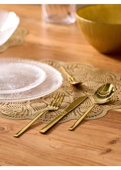 Sinsay - Zestaw sztućców 16 pack - złoty - id: 426AN-GLD - marki Sinsay - 179735136 Sinsay - Zestaw sztućców 16 pack - złoty ze sklepu Sinsay w kategorii Sztućce - zdjęcie 179735136