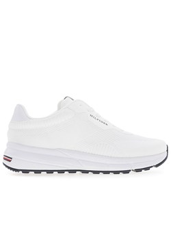 Buty Tommy Hilfiger Lightweight RWB Knit FM0FM05423-YBS - białe ze sklepu streetstyle24.pl w kategorii Buty sportowe męskie - zdjęcie 179740528