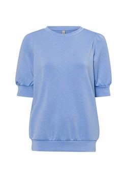 soyaconcept® Damska bluza z krótkim rękawem - SC-Banu 83 Kobiety jasnoniebieski jednolity - id: 750000-0003-09970 - marki Soyaconcept - 179742026 soyaconcept® Damska bluza z krótkim rękawem - SC-Banu 83 Kobiety jasnoniebieski jednolity ze sklepu vangraaf w kategorii Bluzy damskie - zdjęcie 179742026