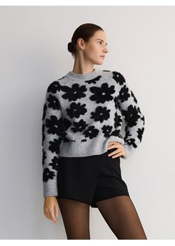 Reserved - Wzorzysty sweter z domieszką wełny - wielobarwny ze sklepu Reserved w kategorii Swetry damskie - zdjęcie 179743537