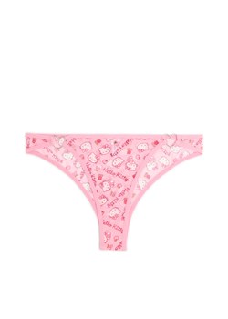 Cropp - Majtki typu brazyliany z Hello Kitty - różowy ze sklepu Cropp w kategorii Majtki damskie - zdjęcie 179746556
