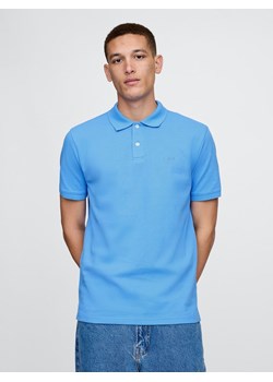 GAP Koszulka polo w kolorze niebieskim ze sklepu Limango Polska w kategorii T-shirty męskie - zdjęcie 179747549
