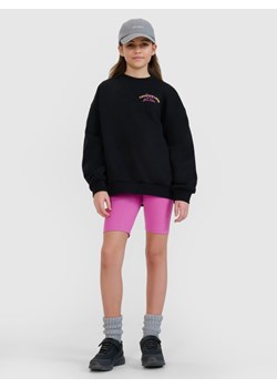 Dziewczęce kolarki dzianinowe 4F 4FJRSS25TSTIF022 - różowe ze sklepu Sportstylestory.com w kategorii Spodenki dziewczęce - zdjęcie 179754915