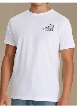 Sinsay - Bawełniana koszulka z nadrukiem Garfield - biały ze sklepu Sinsay w kategorii T-shirty męskie - zdjęcie 179755946