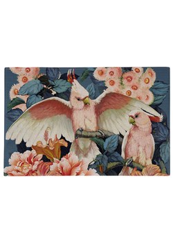 Mars &amp; More Wycieraczka &quot;Cockatoo&quot; w kolorze niebiesko-jasnoróżowym - 50 x 75 cm ze sklepu Limango Polska w kategorii Dom - zdjęcie 179757007
